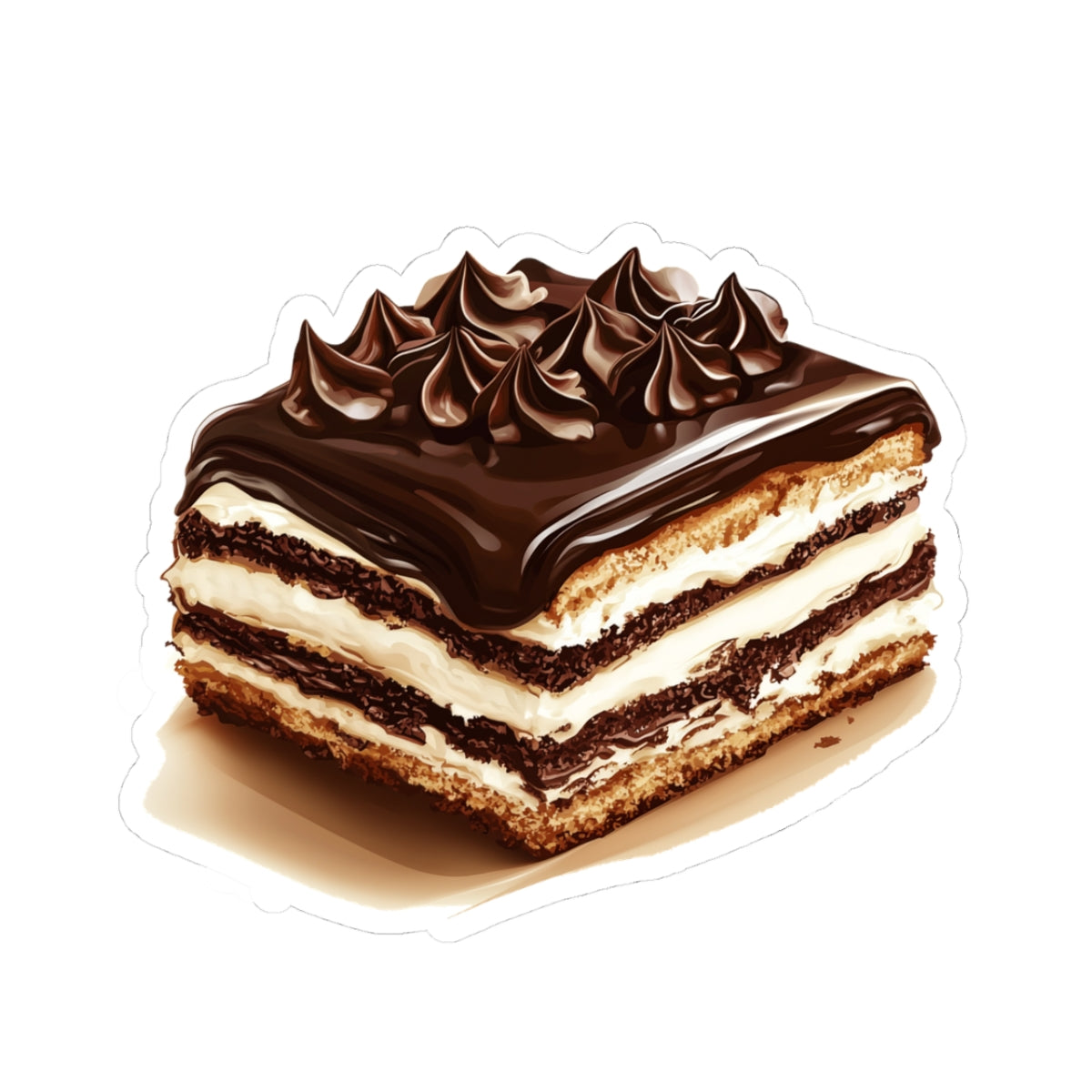 Chocolate Layer Cake Sticker