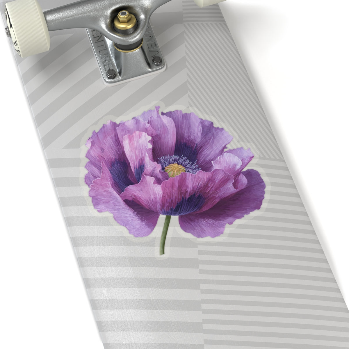 Purple Poppy Sticker