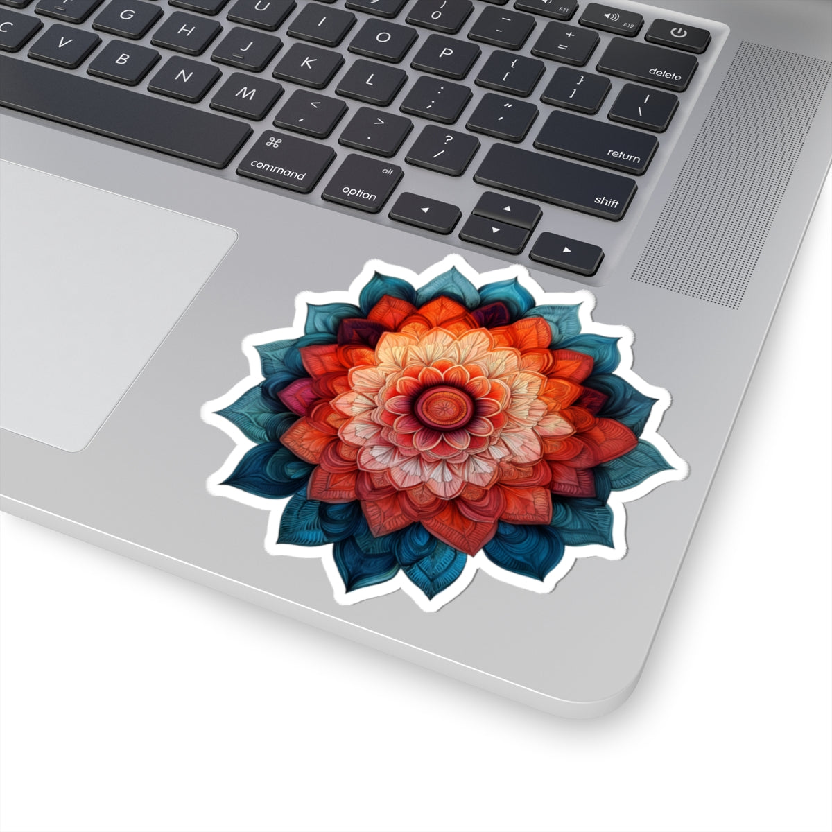 Red and Blue Mandala Sticker