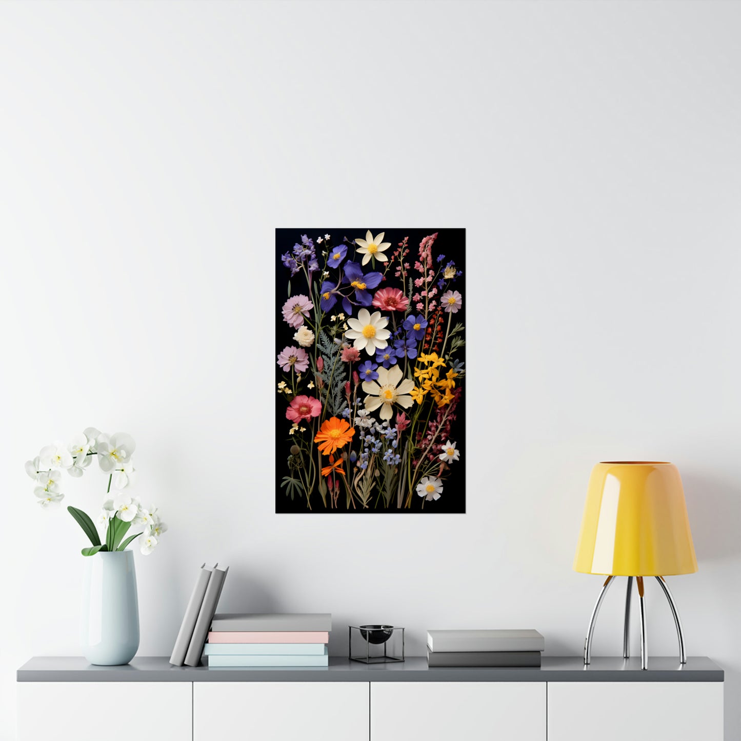 Pressed Flowers Poster