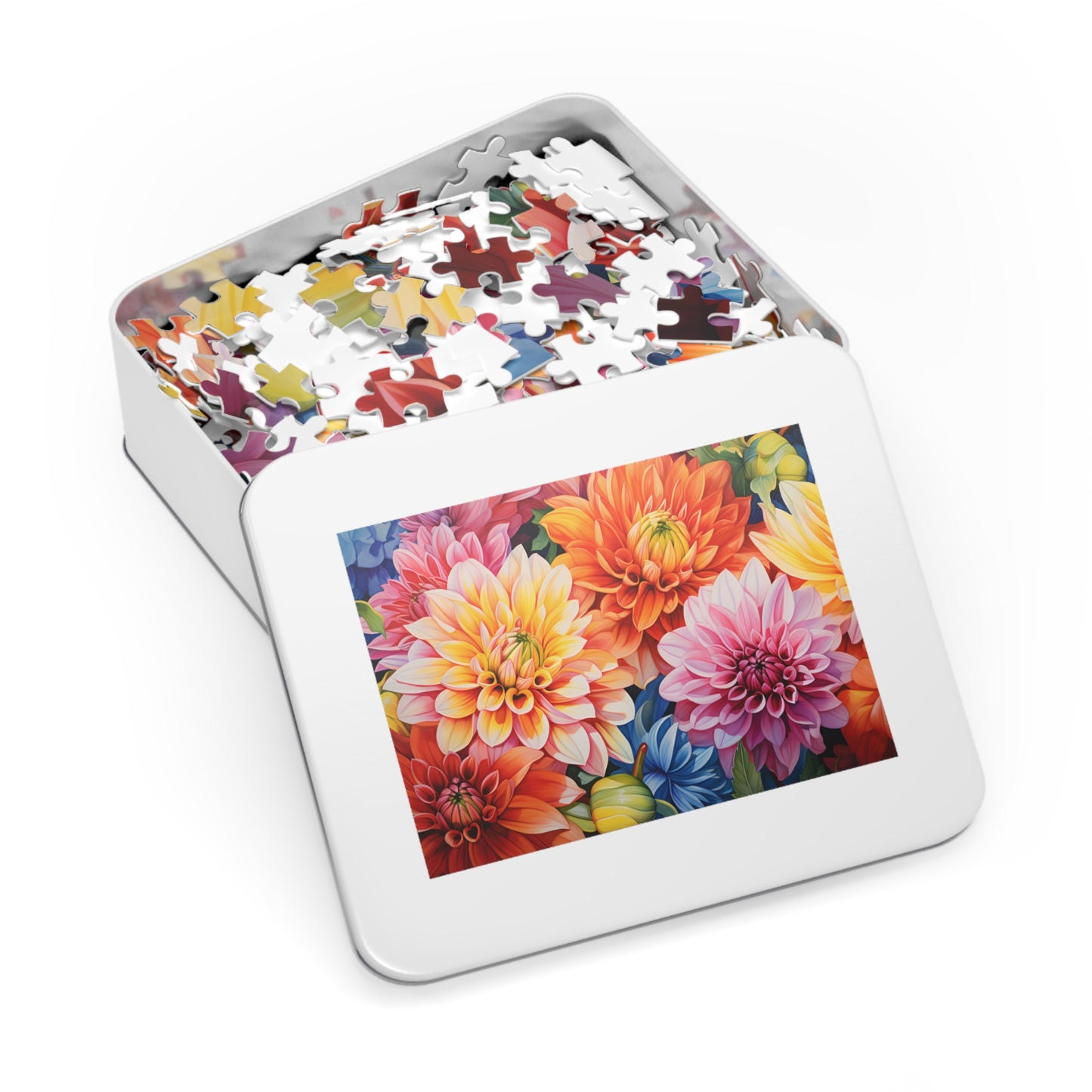 Dahlias Jigsaw Puzzle ( 500,1000-Piece)