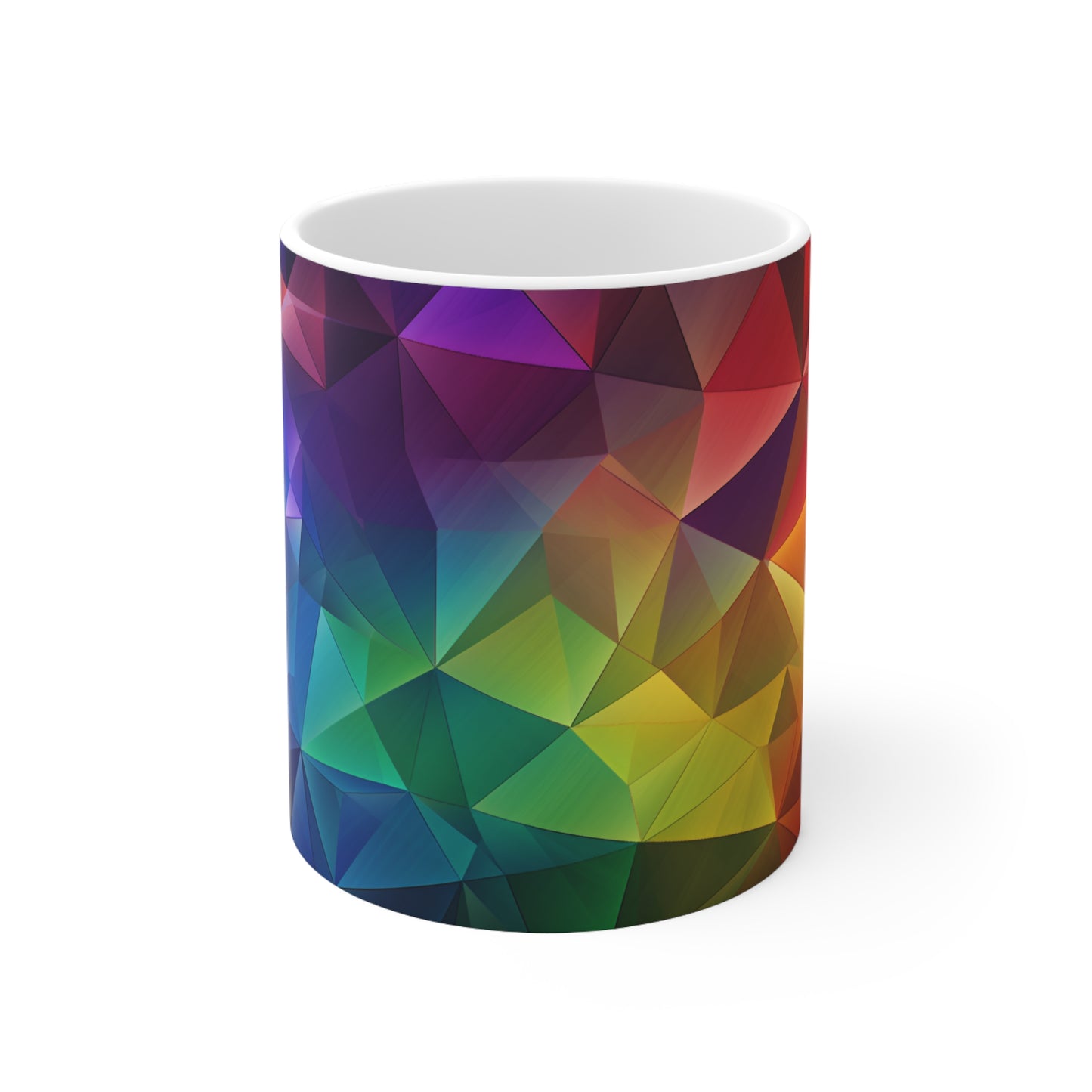 Prism Cup Ceramic Mug 11oz