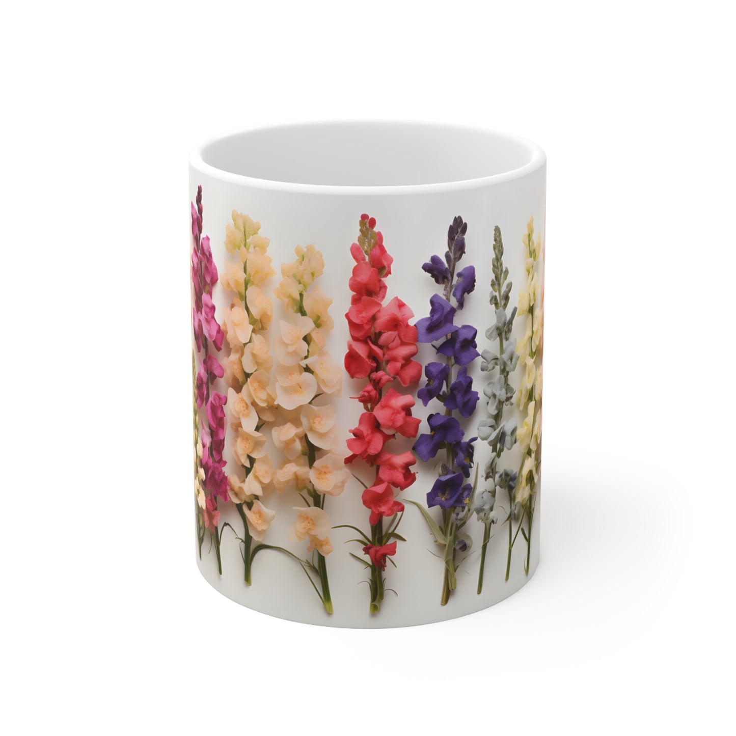 Snapdragon Flower Mug - 110 oz Ceramic Coffee Mug