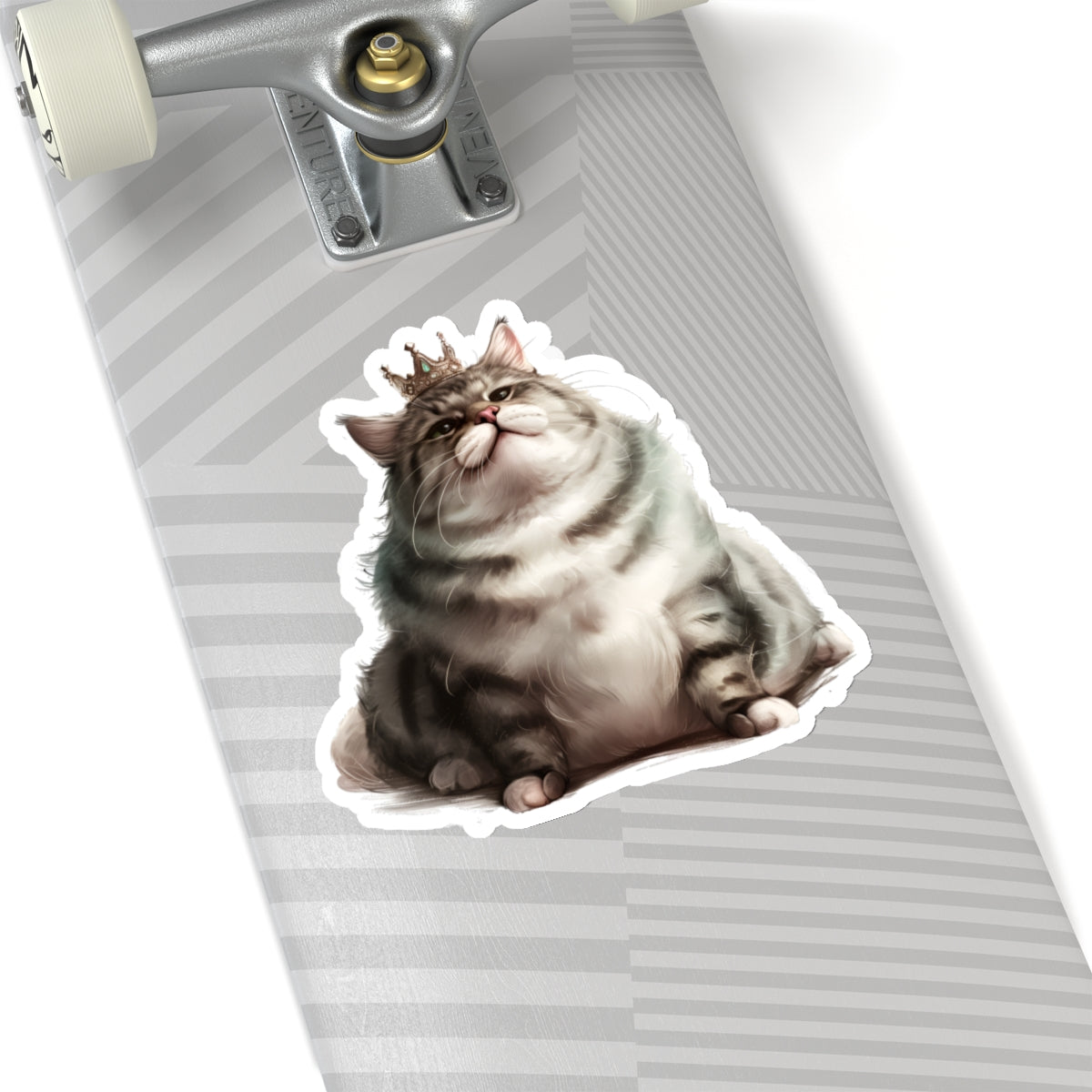 Royal Chonk Cat Sticker