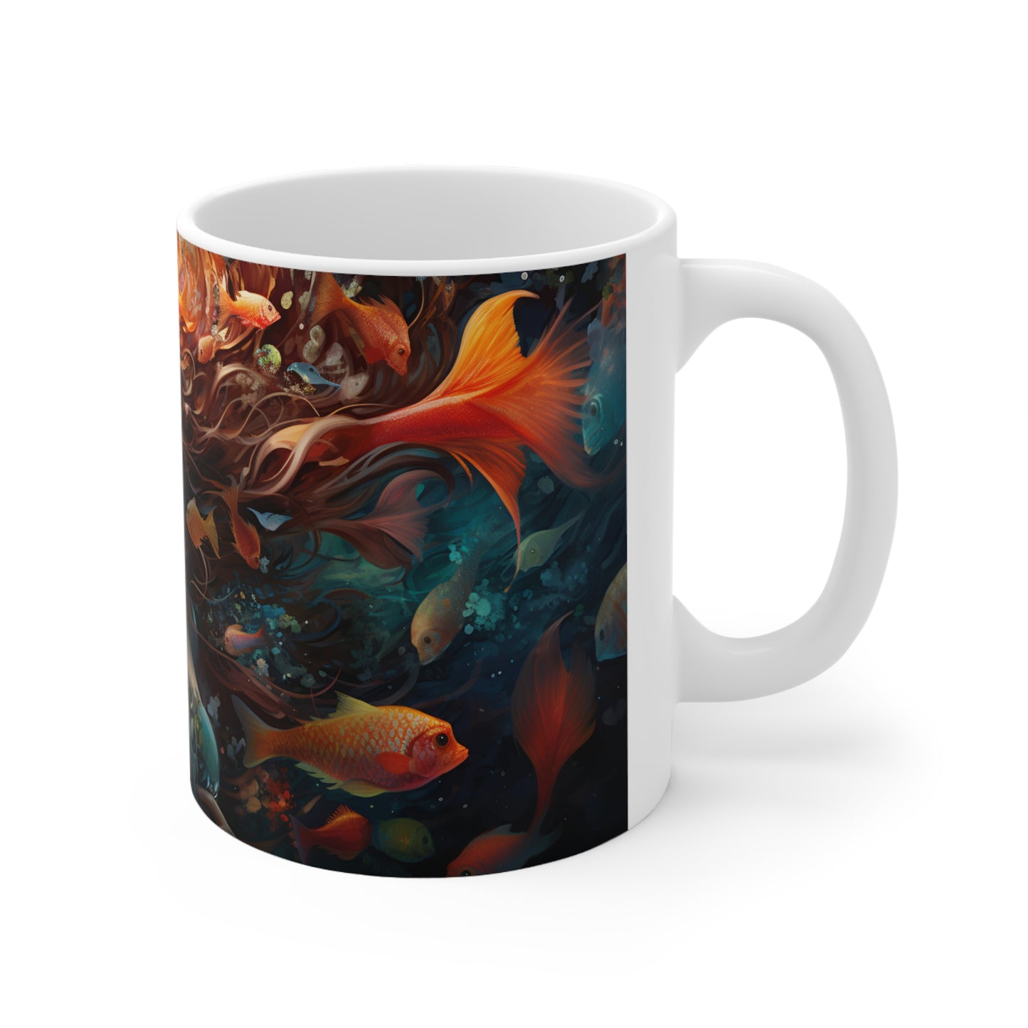 Mermaid Mug - 11pz Ceramic Mug - Sea Siren Mug