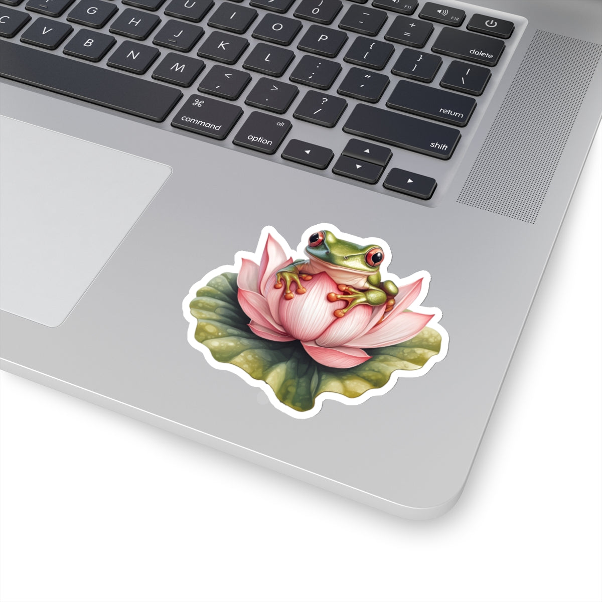 Frog on Lily Sticker