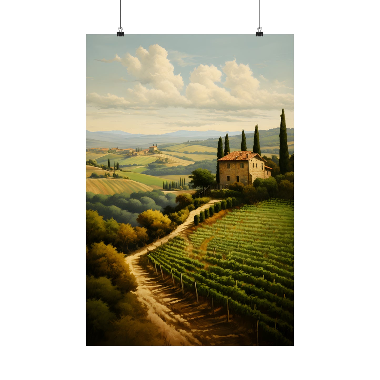 Italian Countryside Poster