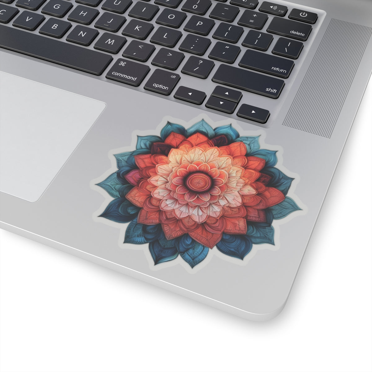 Red and Blue Mandala Sticker