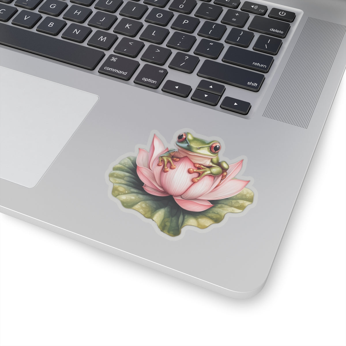Frog on Lily Sticker