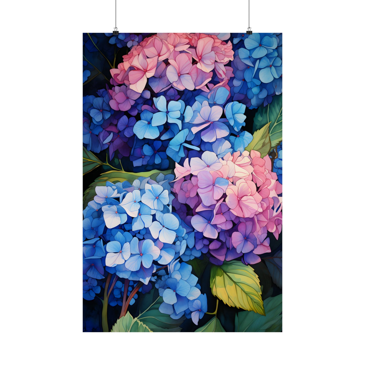 Hydrangea Poster