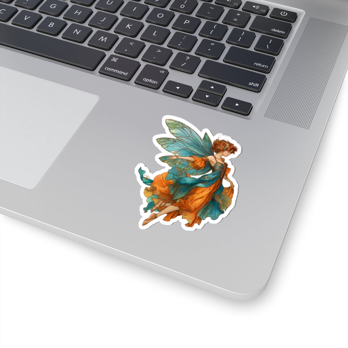 Orange and Blue Fairy Sticker