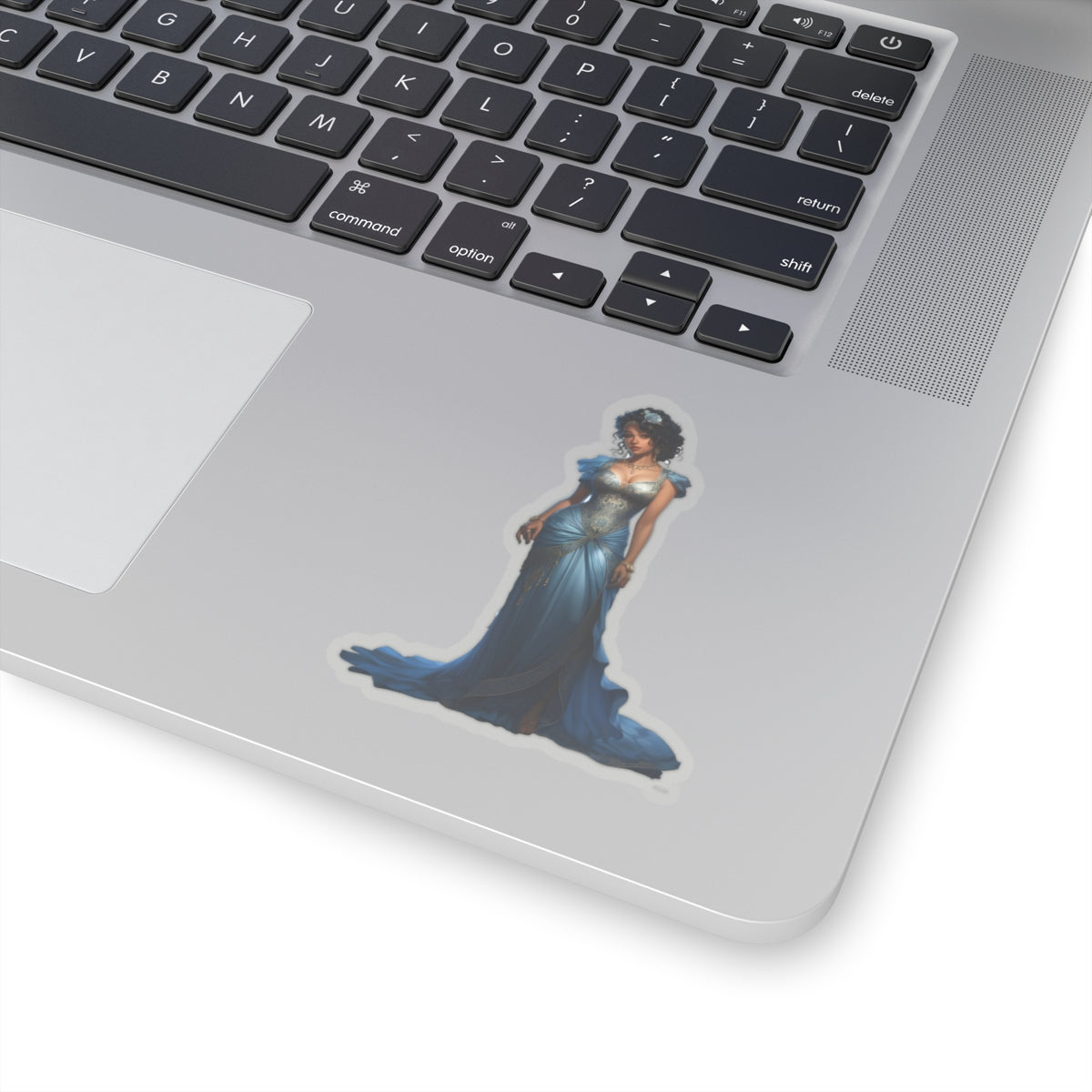 Woman in Blue Sticker