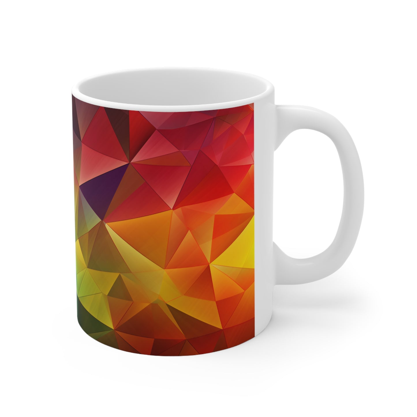 Prism Cup Ceramic Mug 11oz