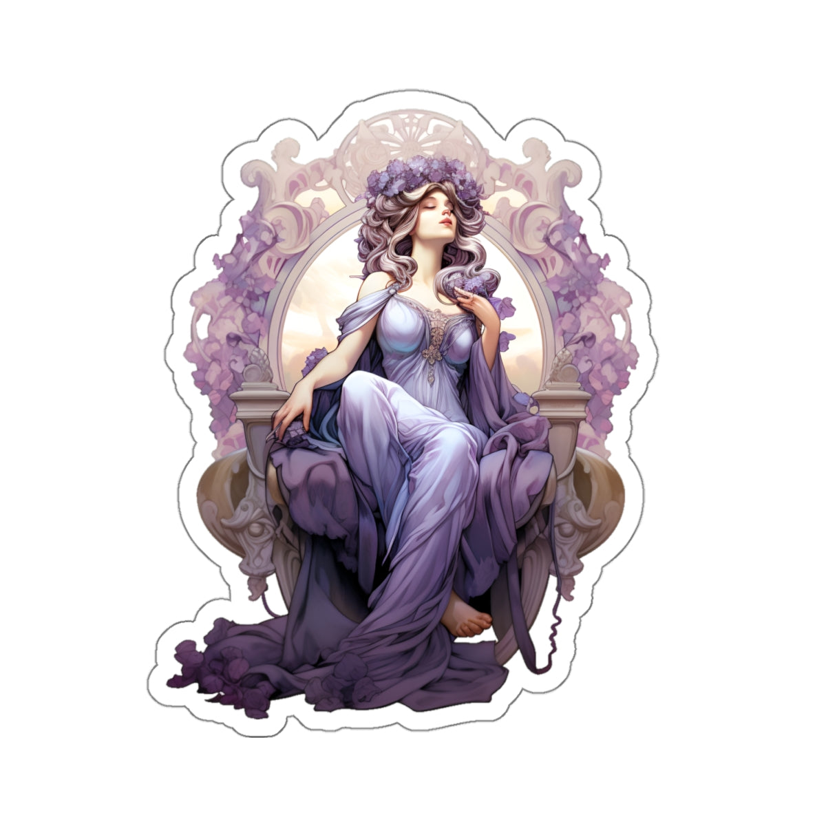 Amethyst Queen Sticker