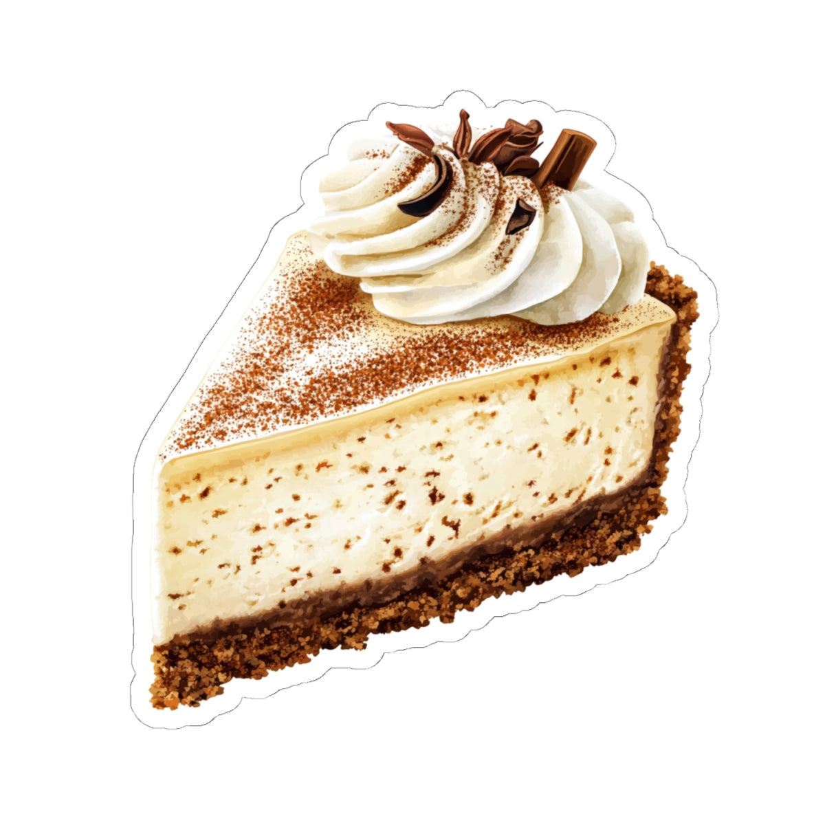 Cinnamon Cheesecake Sticker