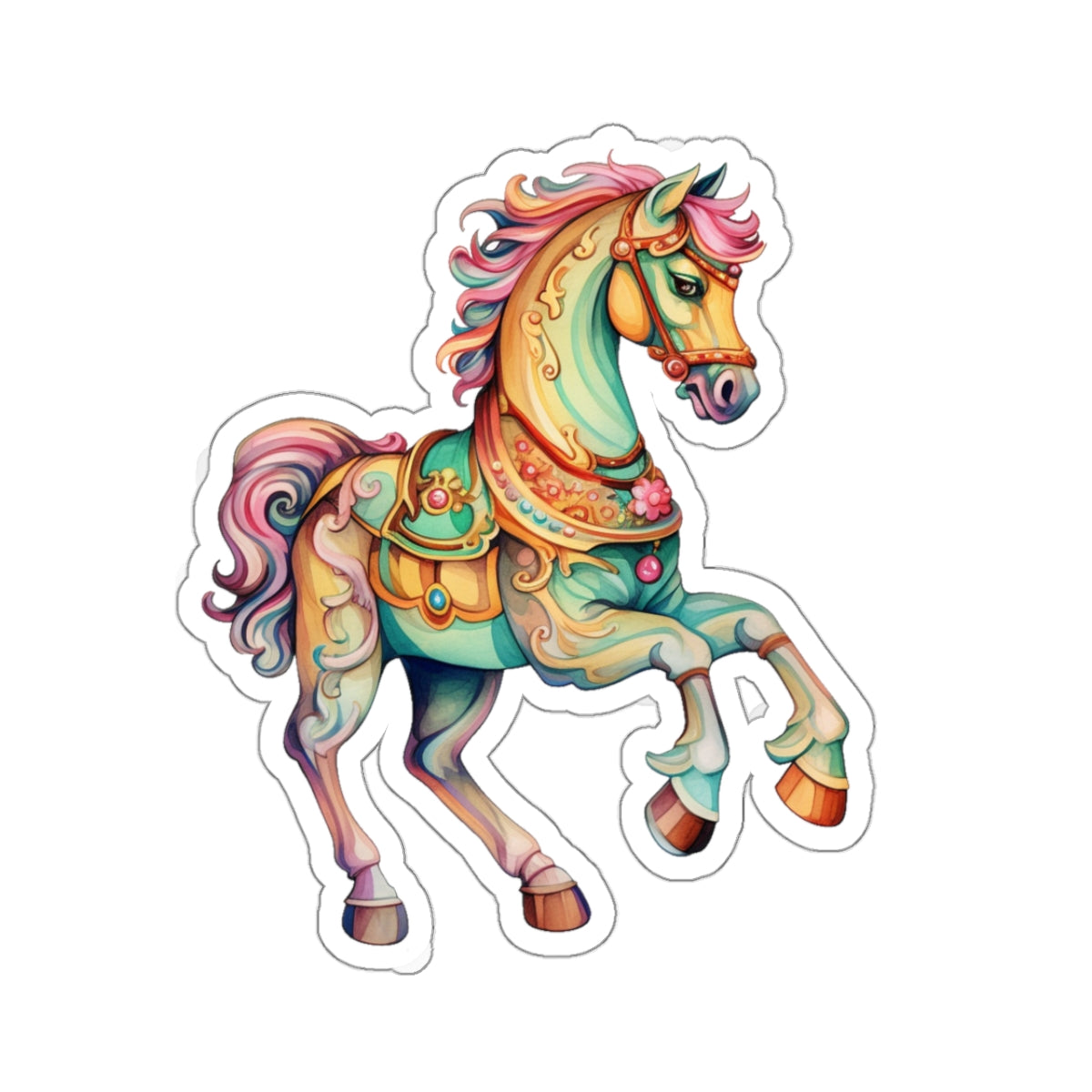 Carousel Horse Sticker
