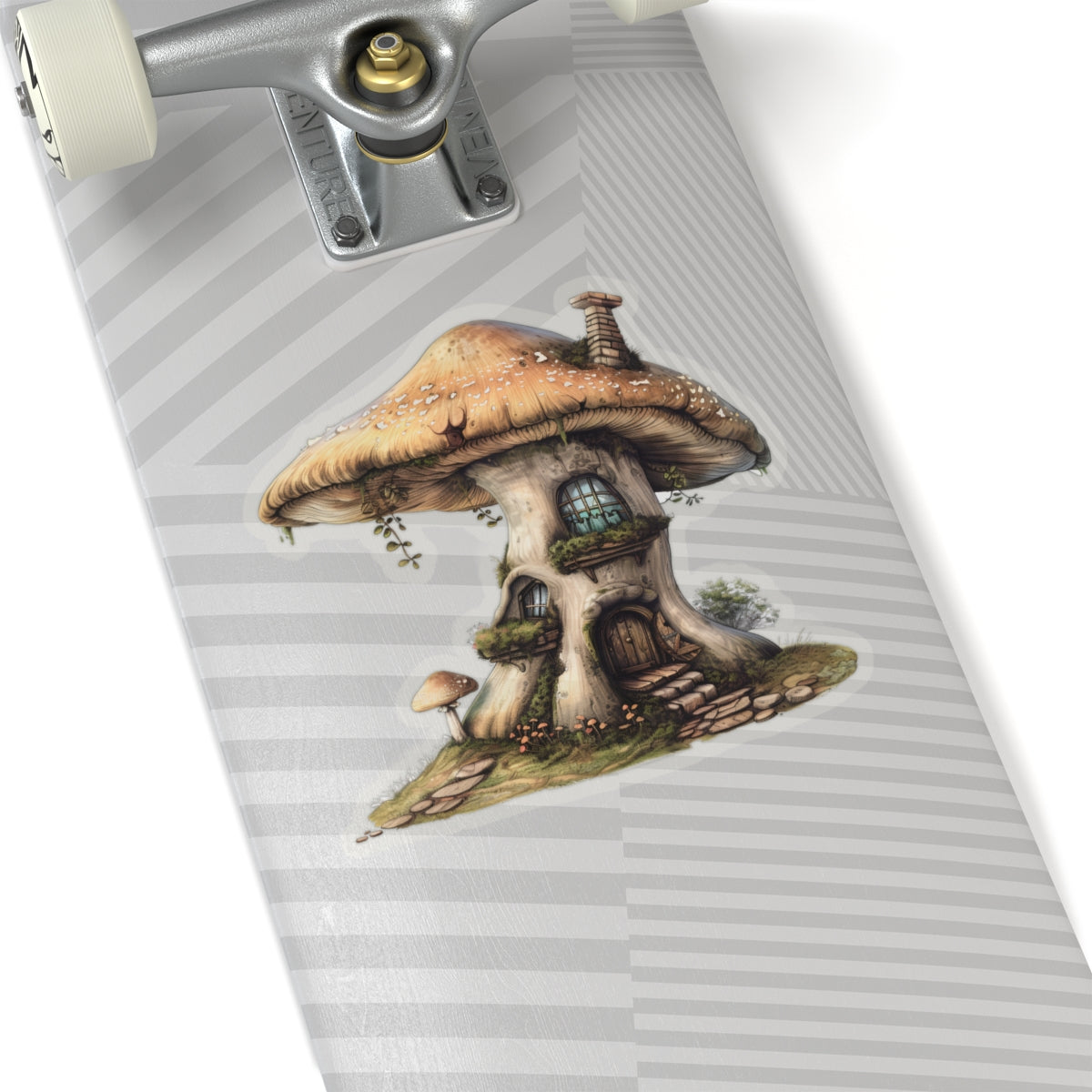 Mushroom House Sticker