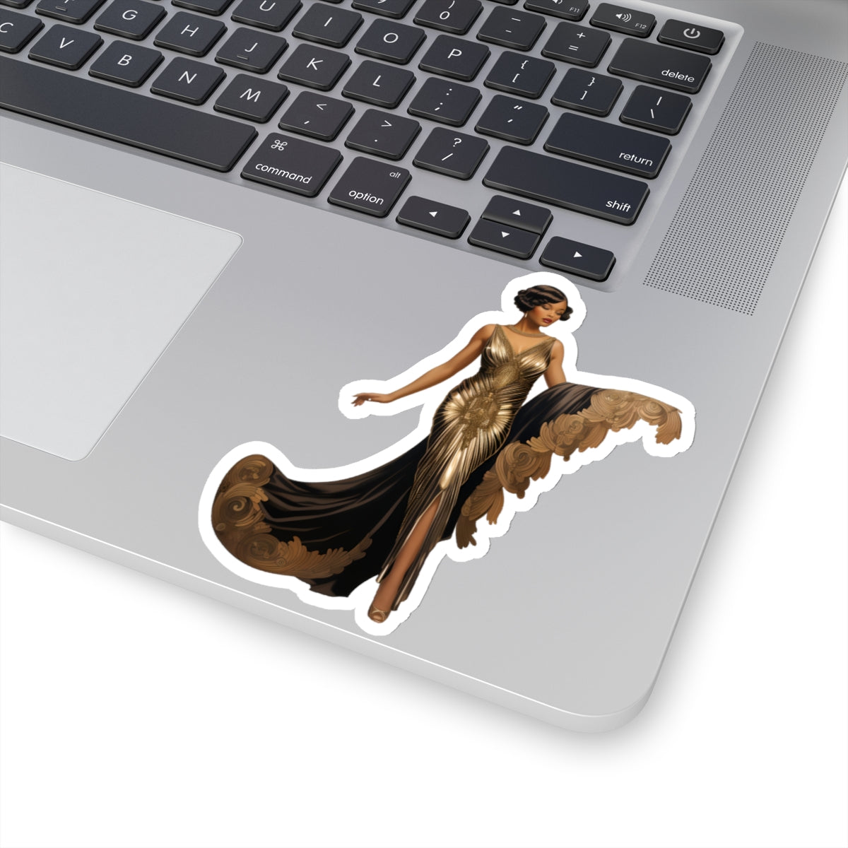 Art Deco Black Woman Sticker