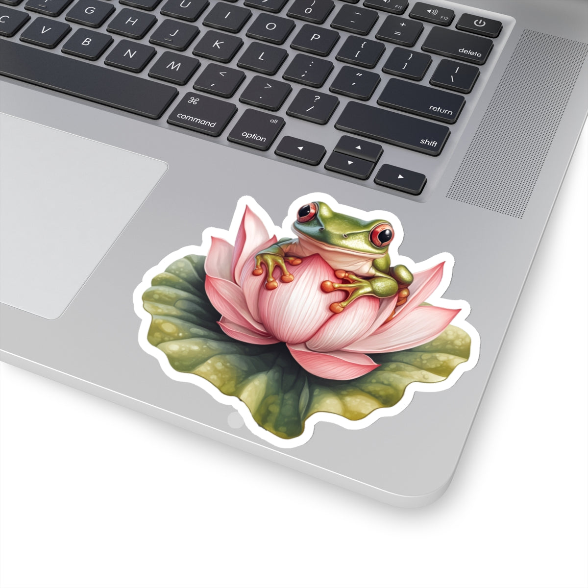 Frog on Lily Sticker