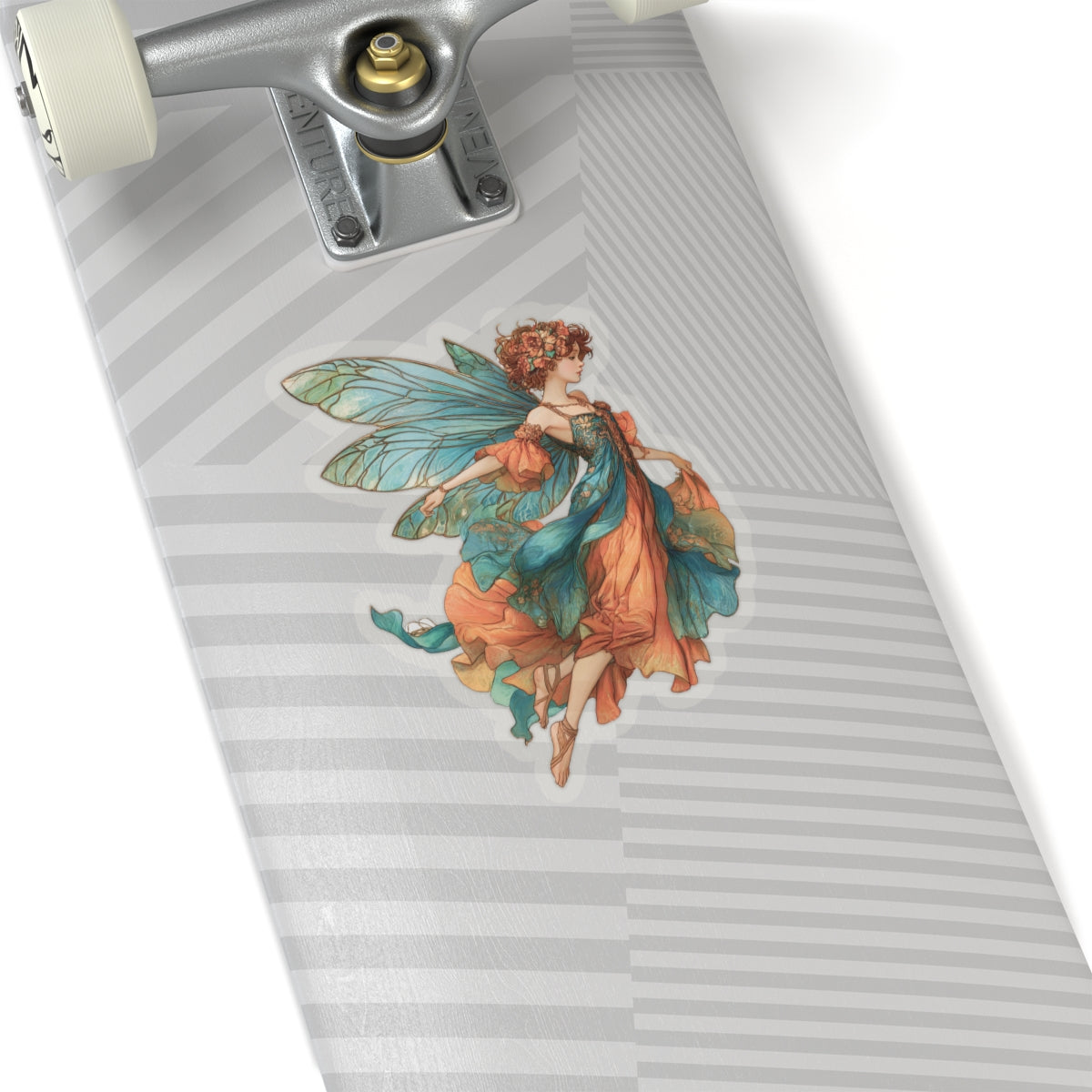 Orange and Blue Fairy Sticker