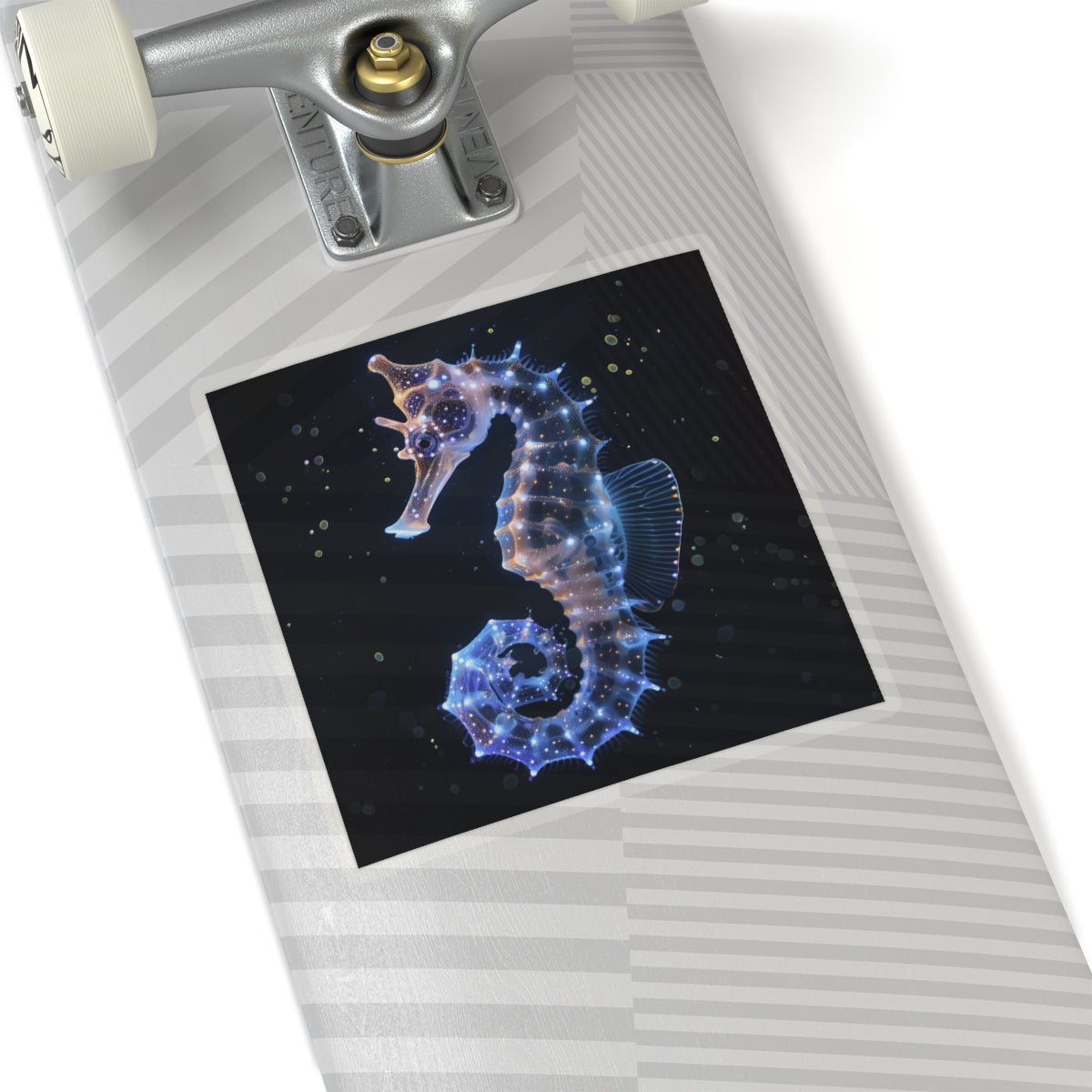 Bioluminescent Seahorse Sticker