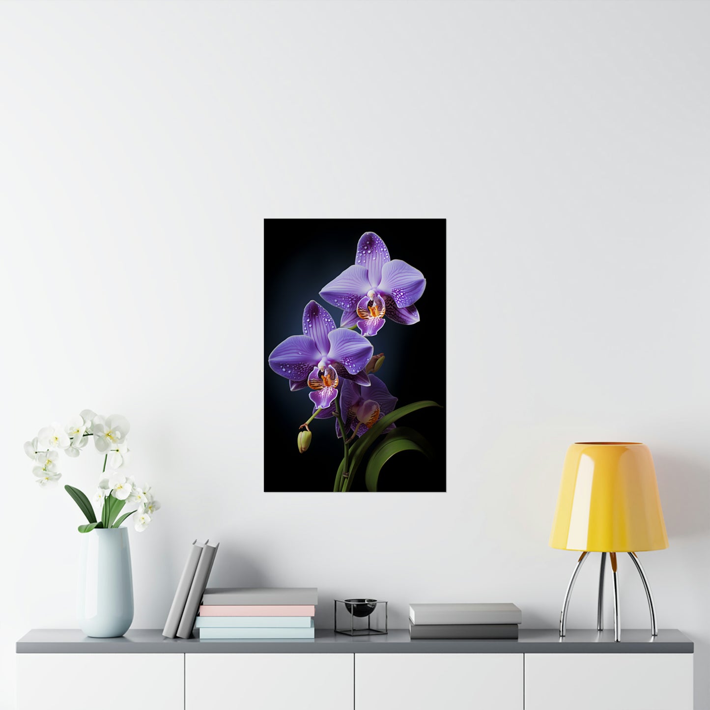 Purple Orchid Poster