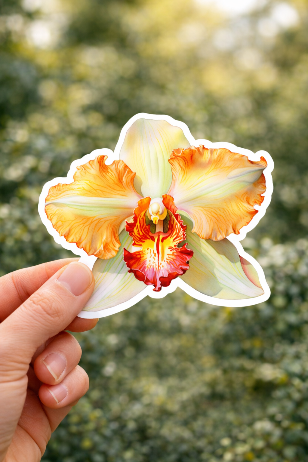 Orchid Bloom Sticker