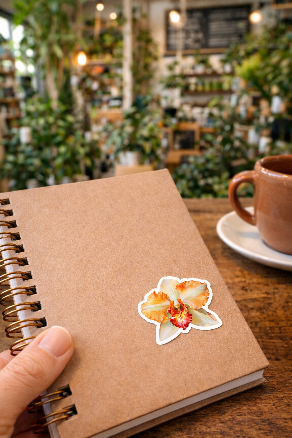 Orchid Bloom Sticker