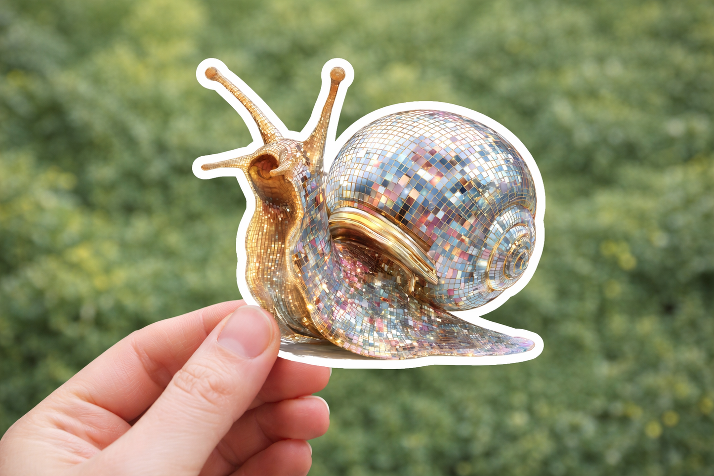 Disco Snail Sticker