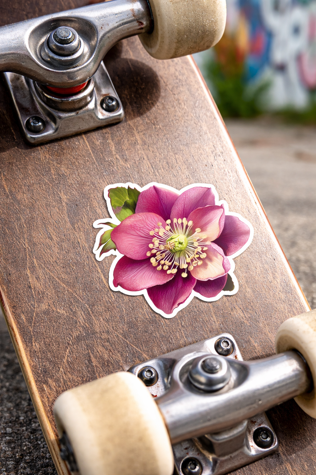 Hellebore Flower Sticker