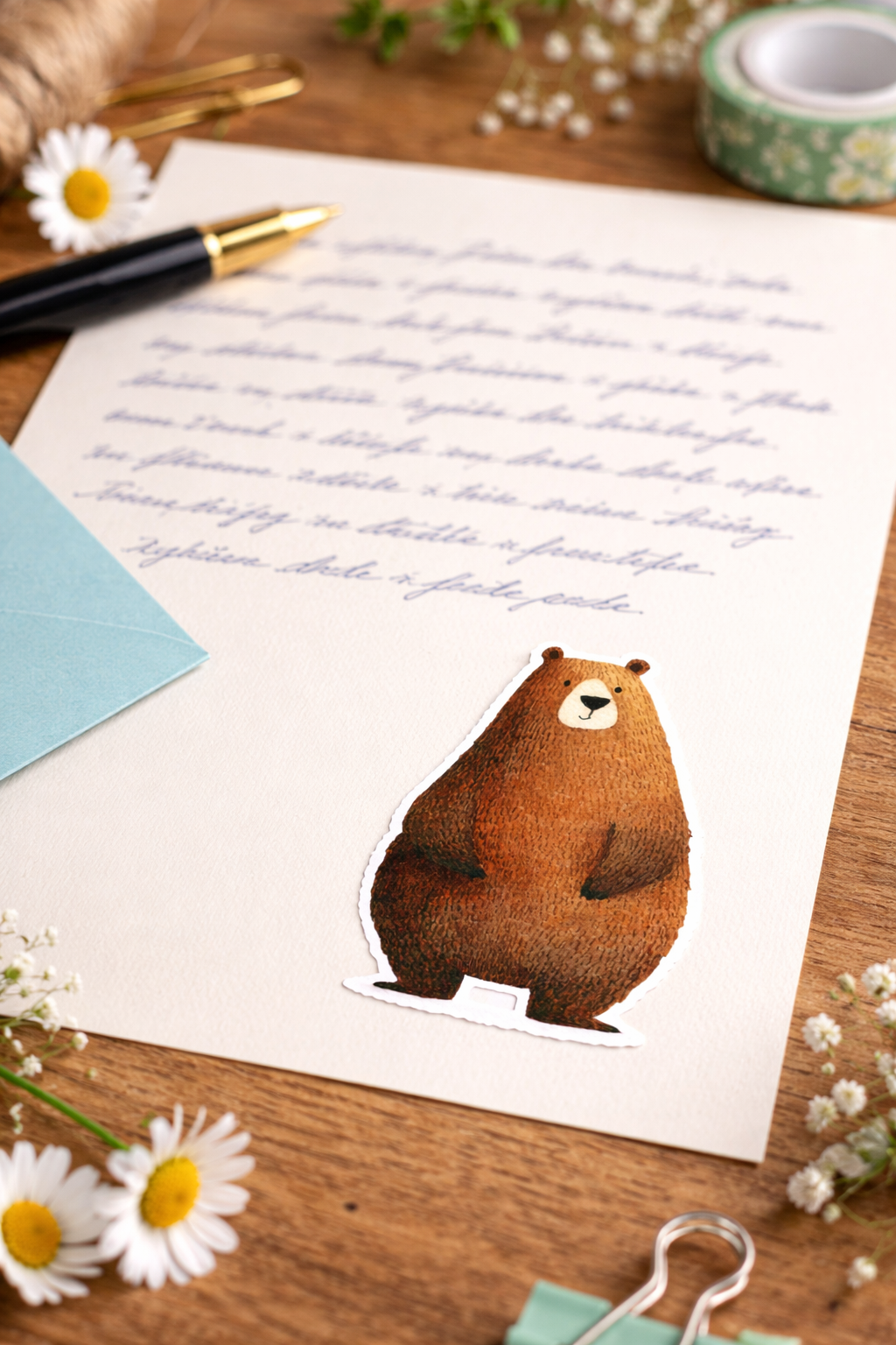 Brown Bear Sticker
