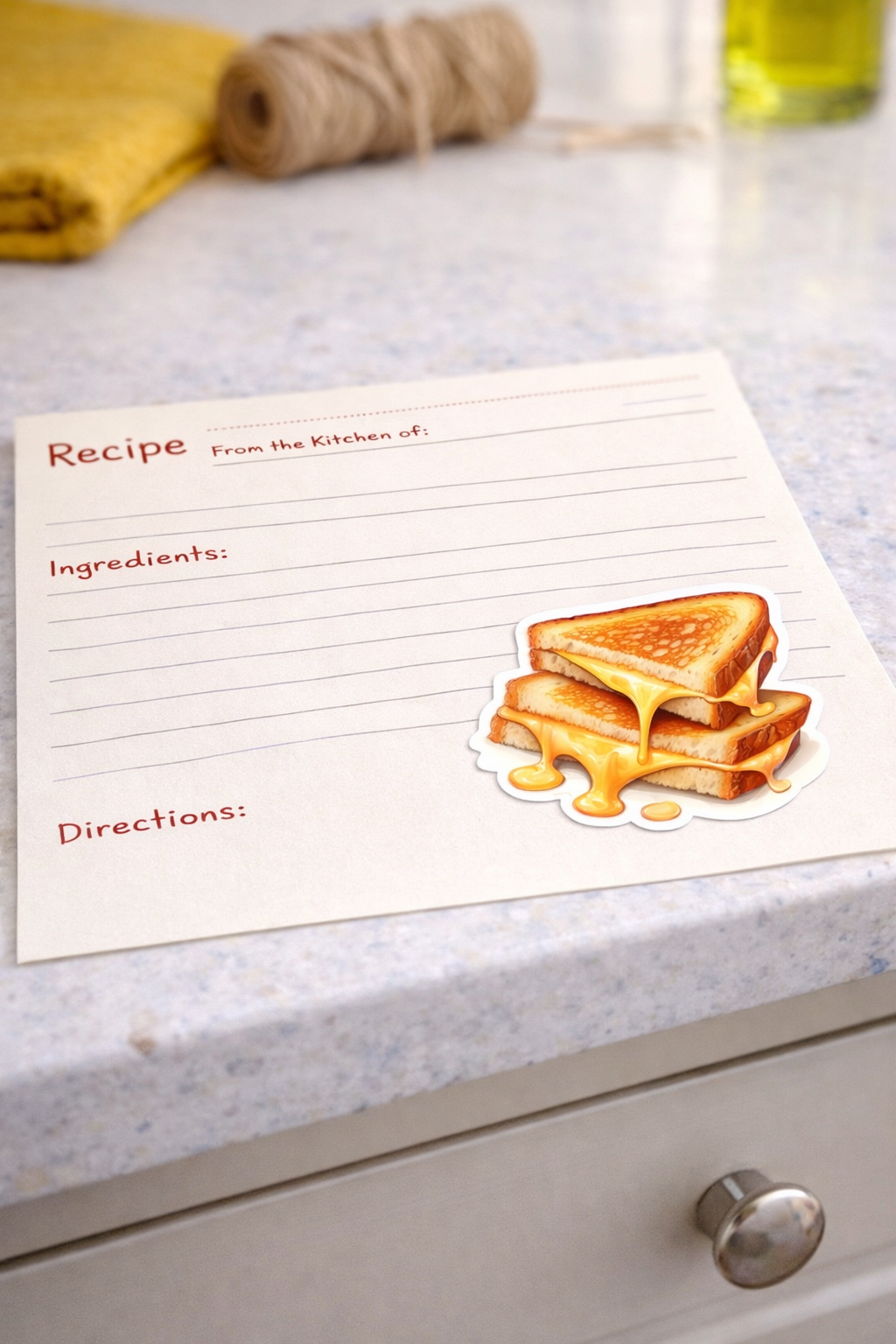 Grilled Cheese Sandwich Sticker