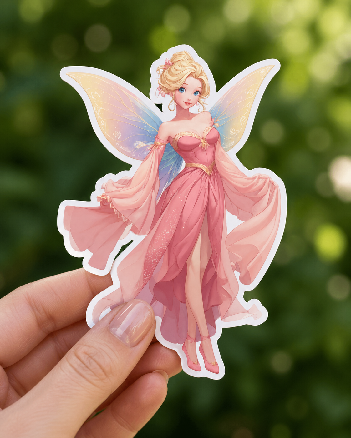 Pink Fairy Sticker