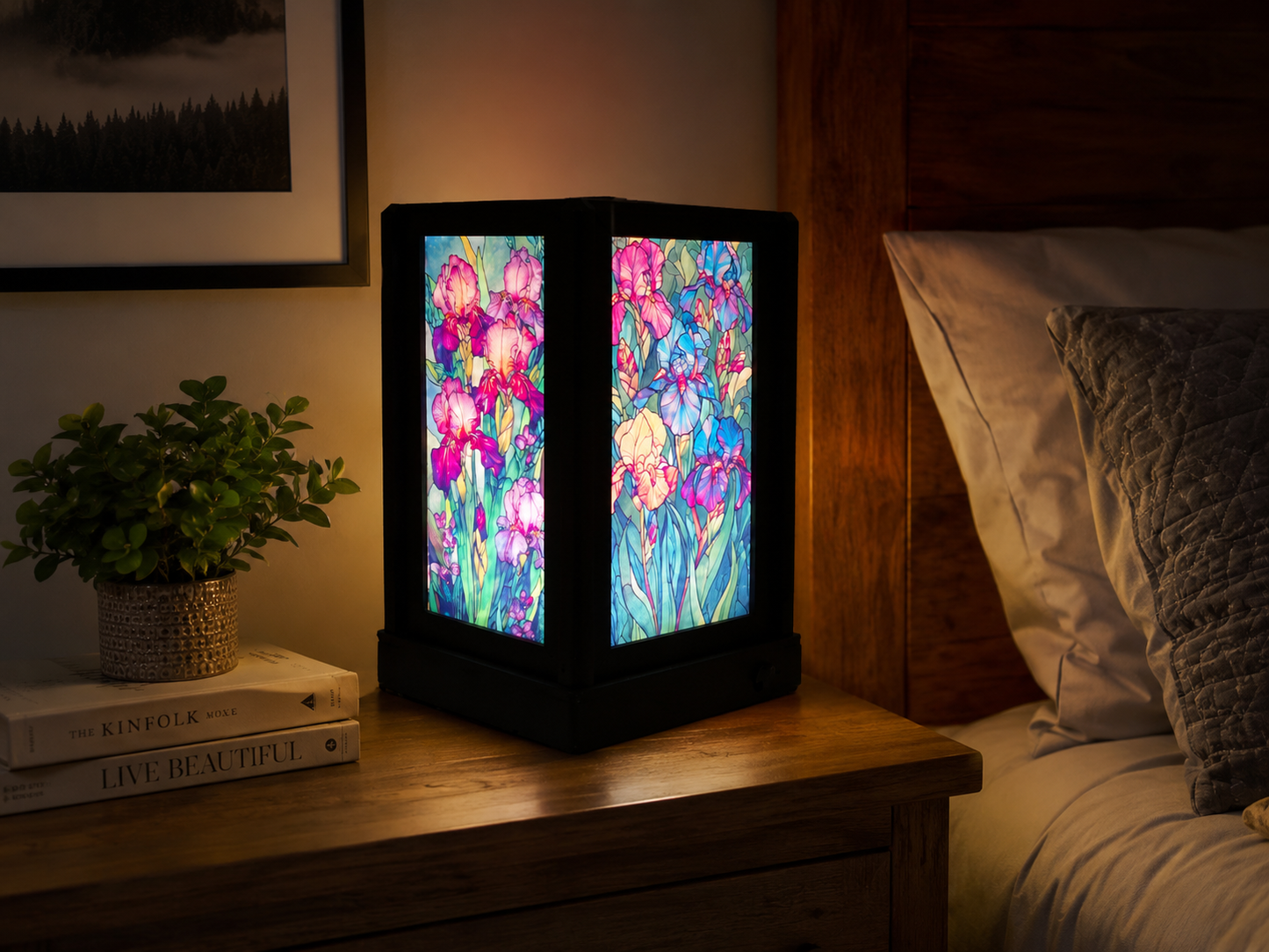 Beautiful Iris Lantern