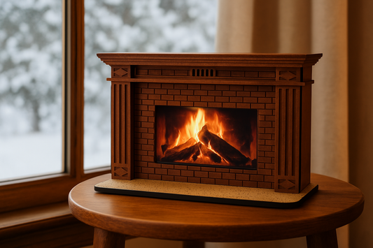 LCD Desktop Fireplace