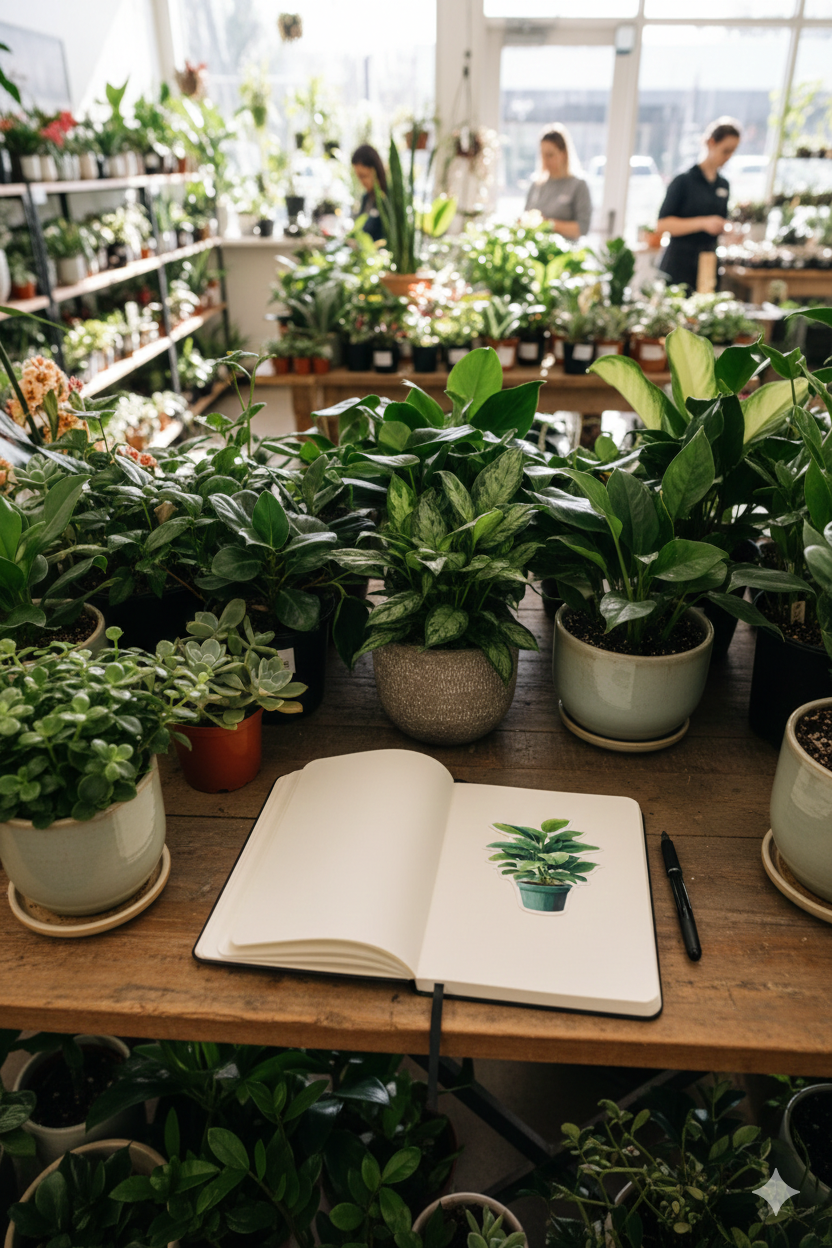 House Plant Sticker