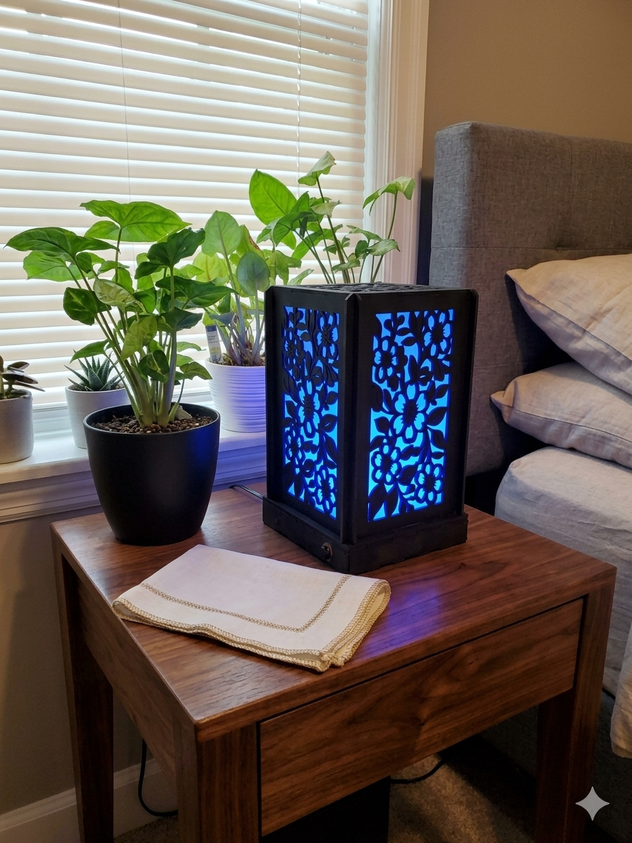 Floral Cut Out Colorful Lantern