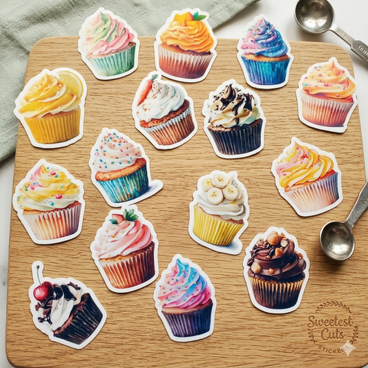 Cupcake Sticker Collection