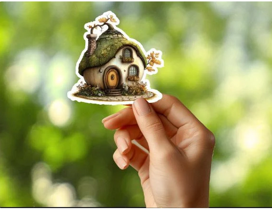 Acorn House Sticker