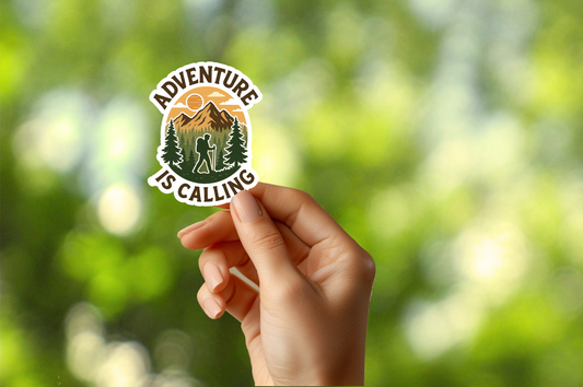 Adventure is Calling Sticker