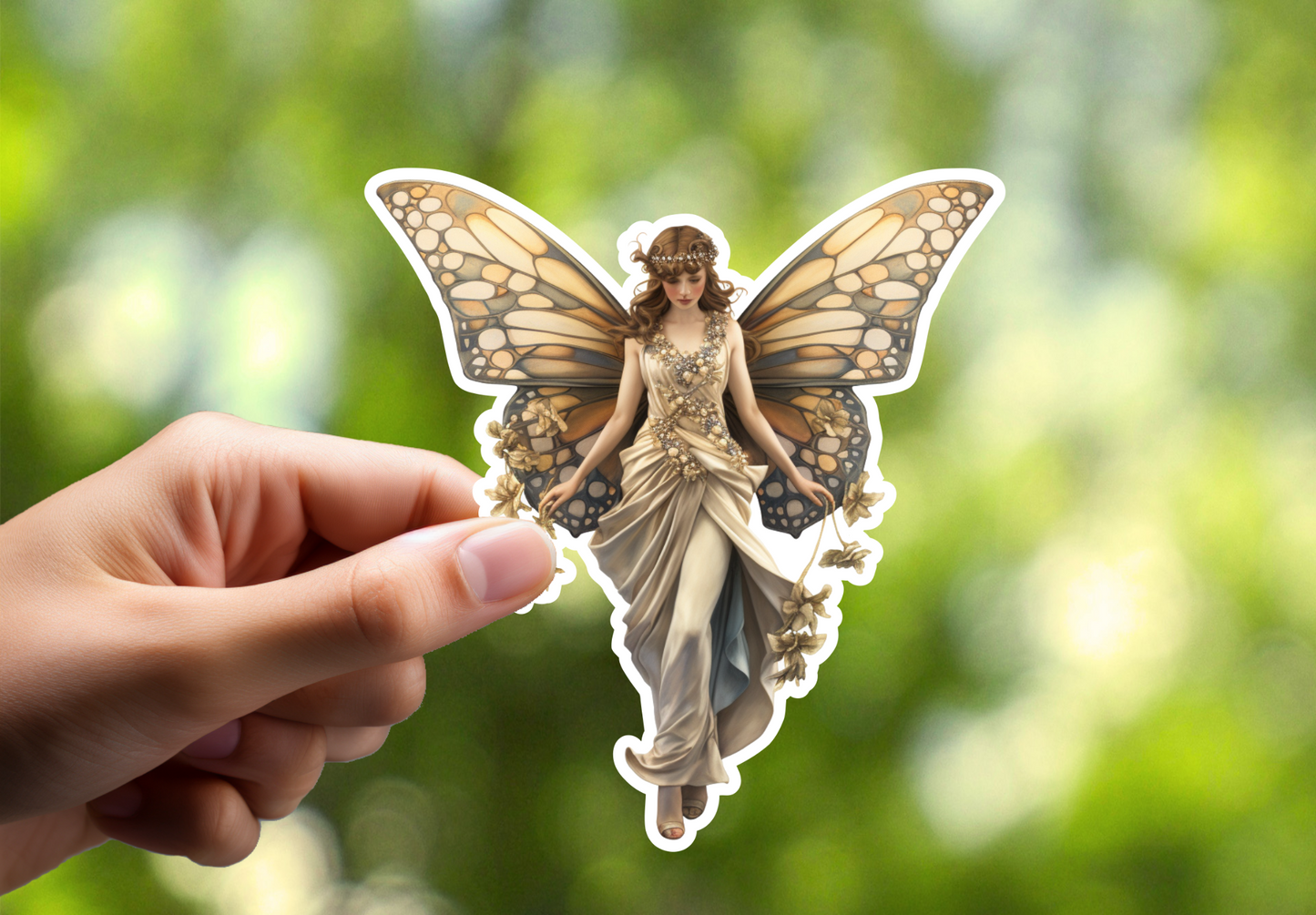 Art Deco Fairy Sticker