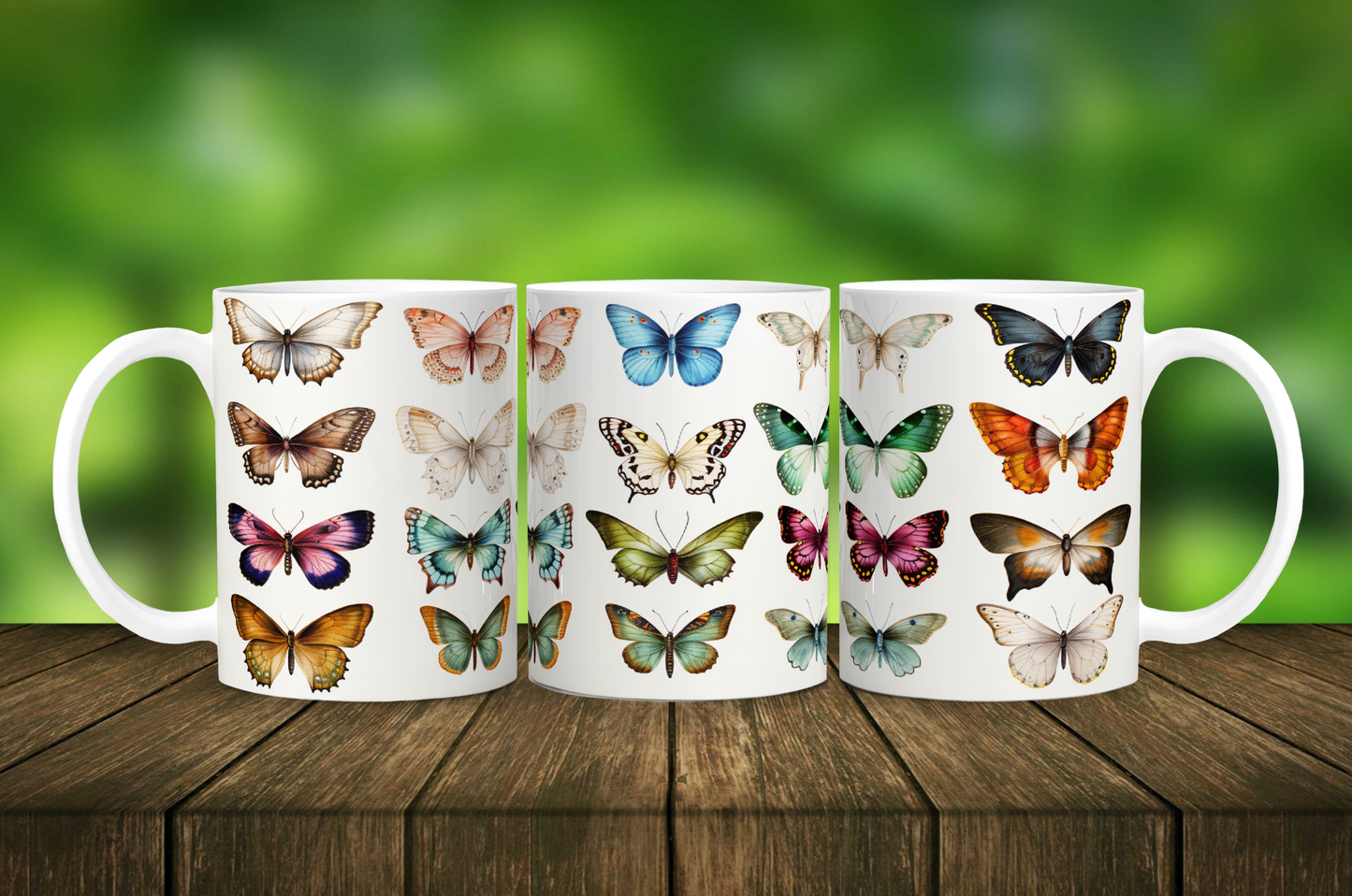 Butterfly Mug - 11pz Ceramic Mug