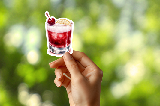 Cherry Cocktail Sticker