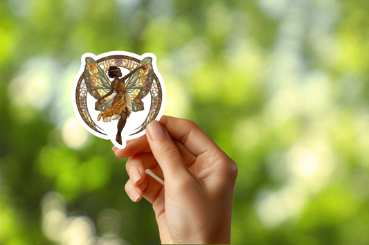 Fairy in Orange Sticker