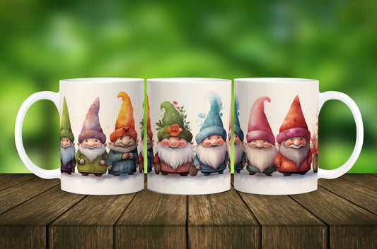 Gnomes  Mug - 11pz Ceramic Mug -