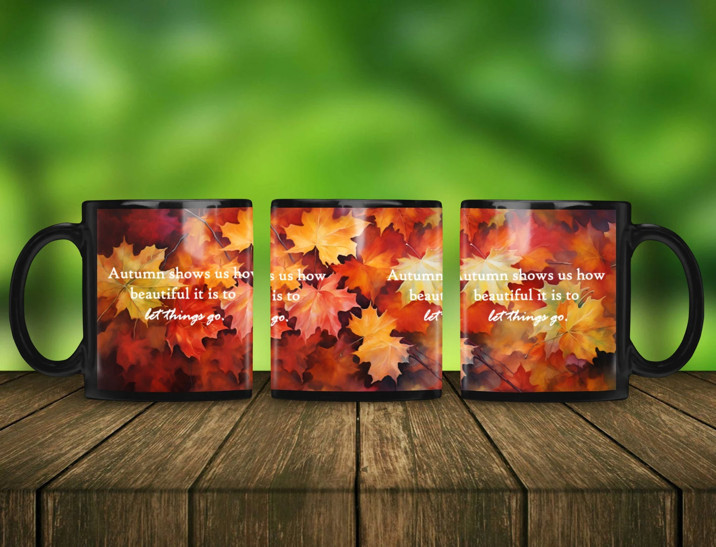 Autumn Quote Ceramic Mug 11oz