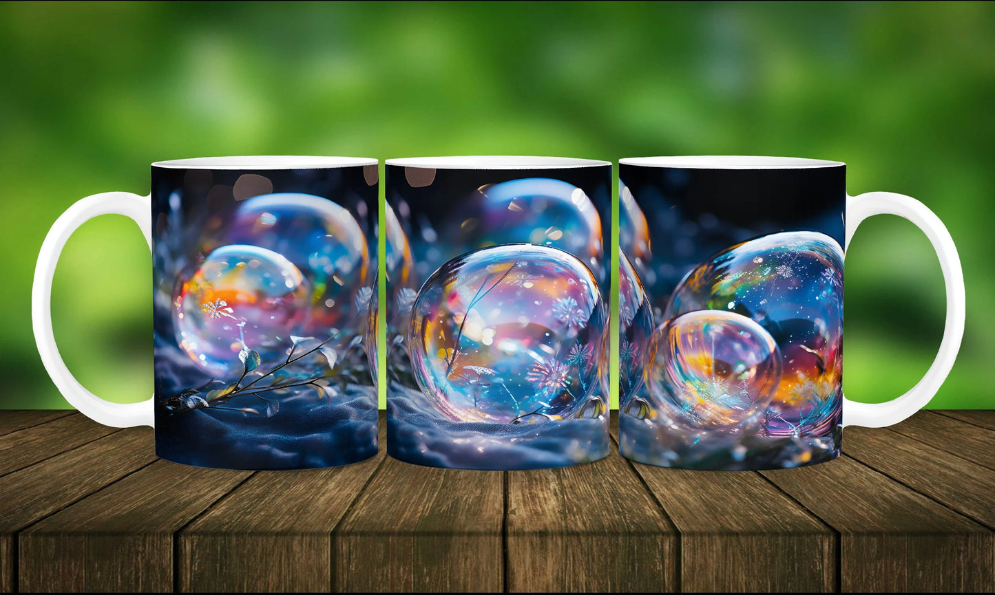 Frozen Bubbles Mug- Ceramic Mug 11oz