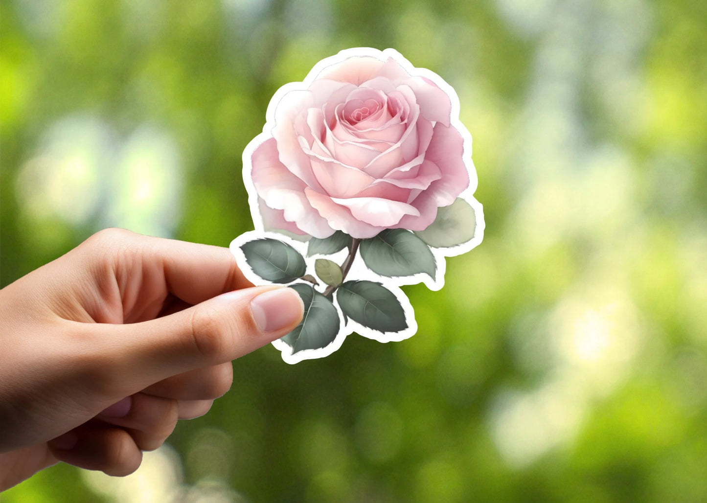 Pink Rose Sticker
