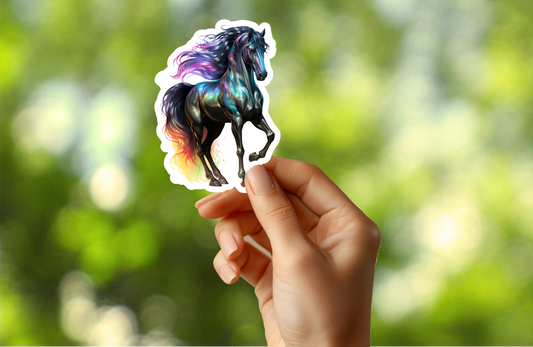 Iridescent Horse Sticker