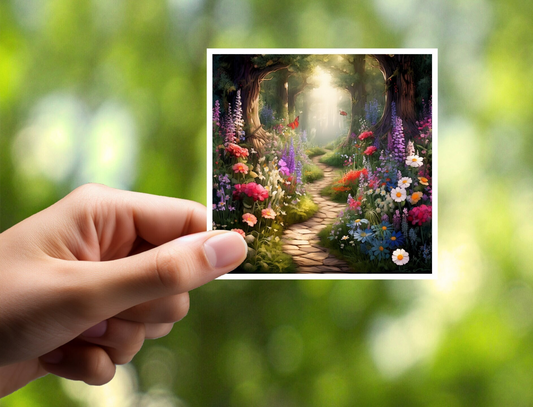Flower Path Sticker